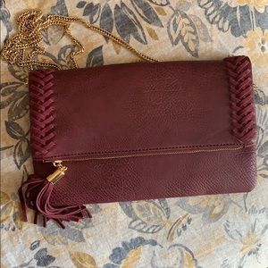 Maroon purse